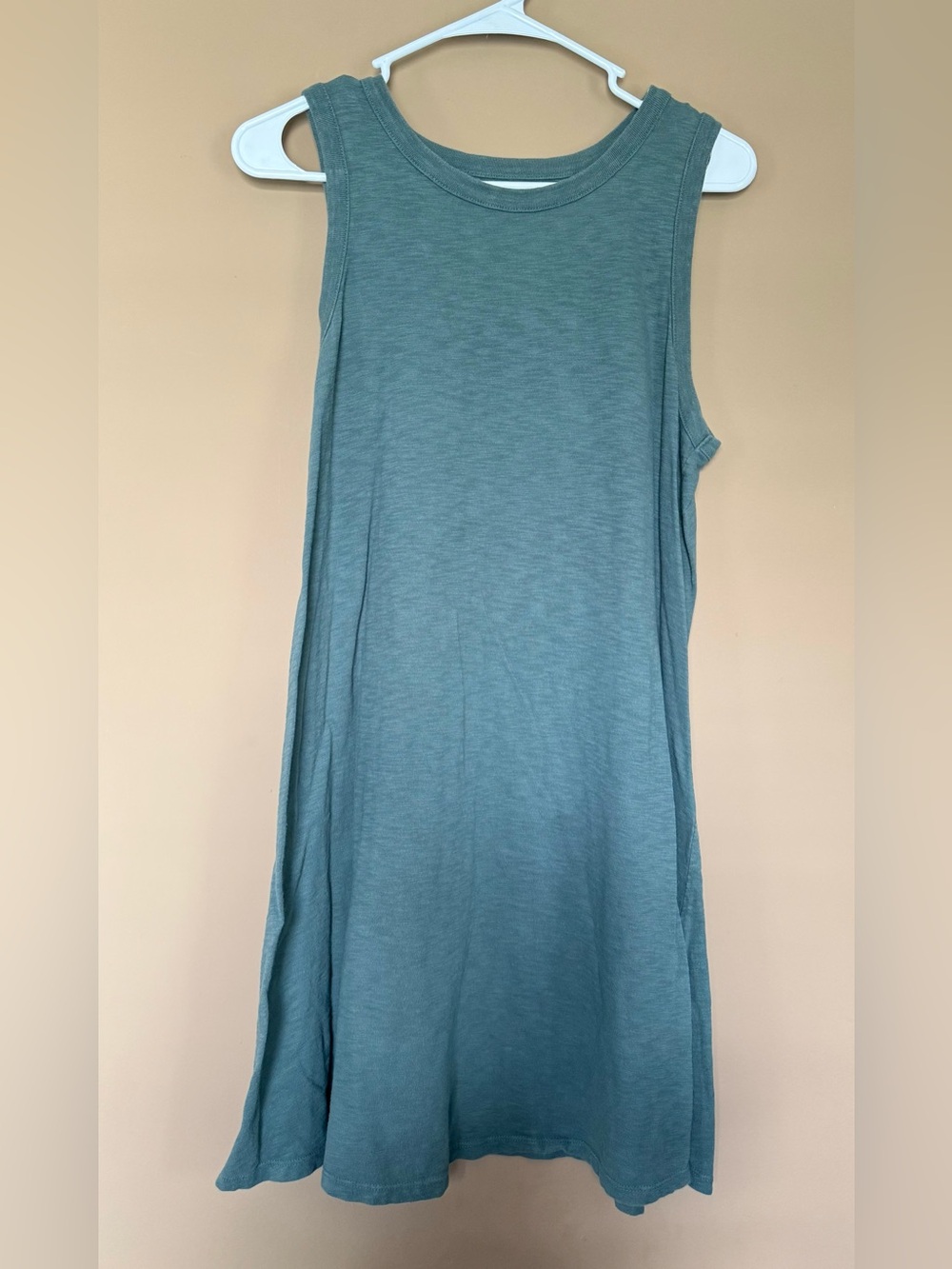 Sleeveless Teal Swing Dress - Women